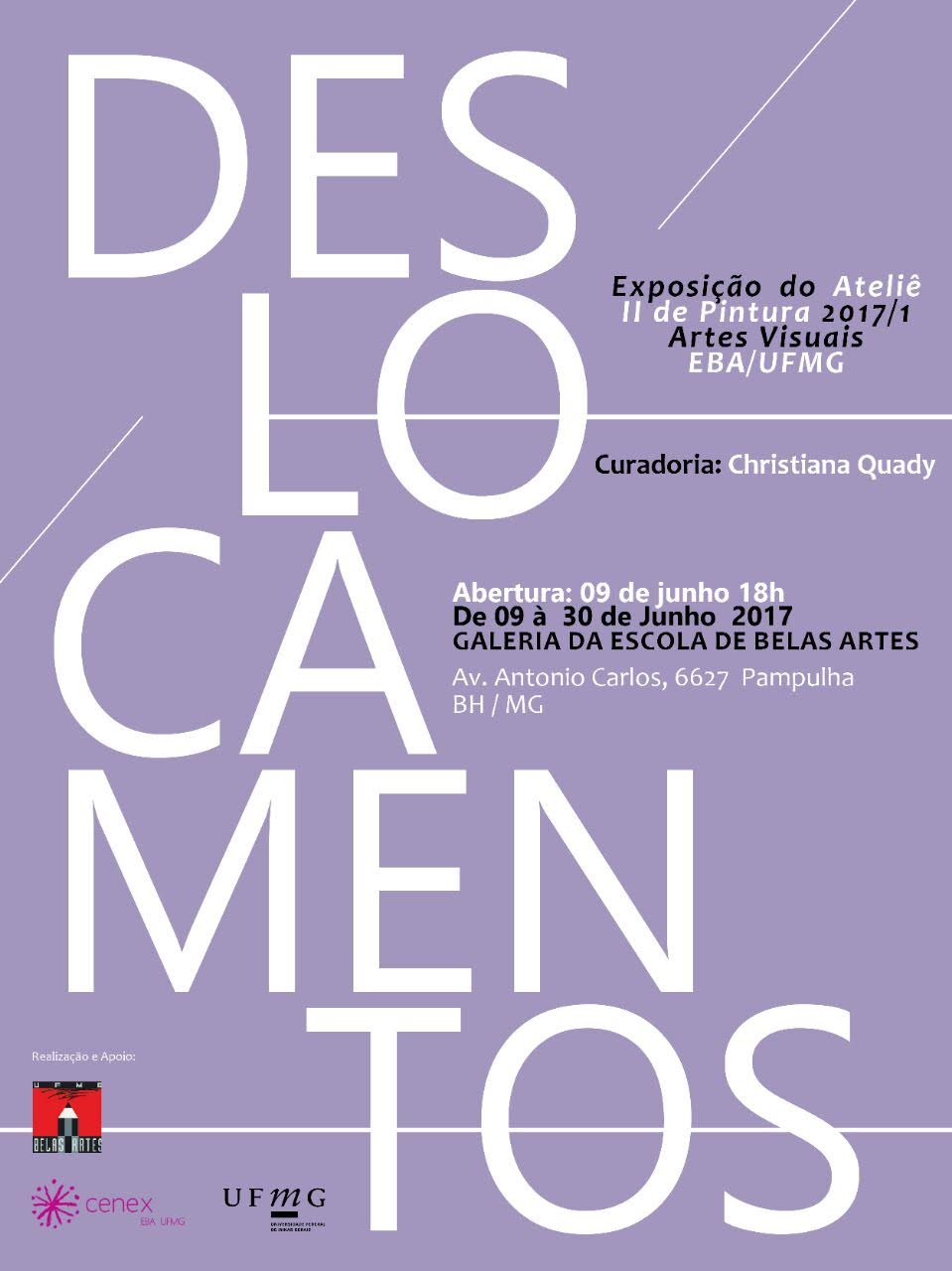 exposição deslocamentos