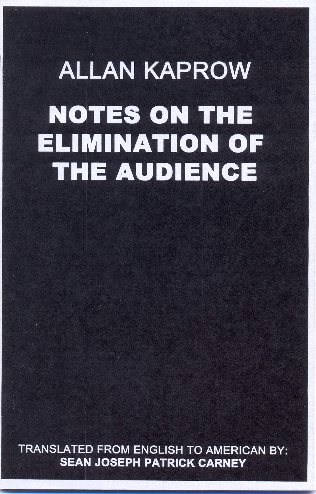 Notes on the elimination of audience