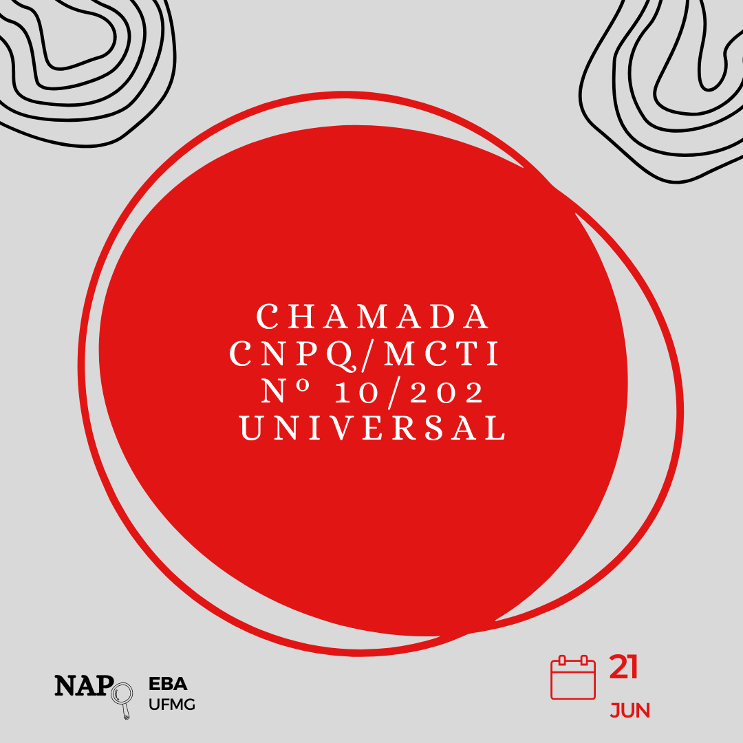 Chamada CNPq/MCTI Nº 10/2023 – UNIVERSAL – NAPq – EBA